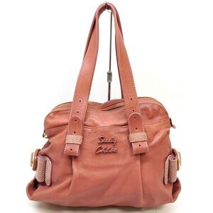 Authentic See by Chloé - pink leather satchel